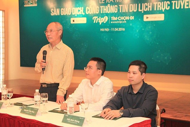Phó Chủ tịch Hiệp hội Du lịch Việt Nam, Chủ tịch Hiệp hội Lữ hành Việt Nam Vũ Thế Bình phát biểu tại lễ ra mắt